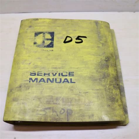 Caterpillar d5 manuale di servizio cingolato. - Ford model a shop manual direct.