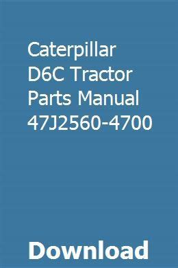 Caterpillar d6c tractor oem manual de piezas 47j2560 4700. - Scarica la guida allo studio di chimica generale acs.