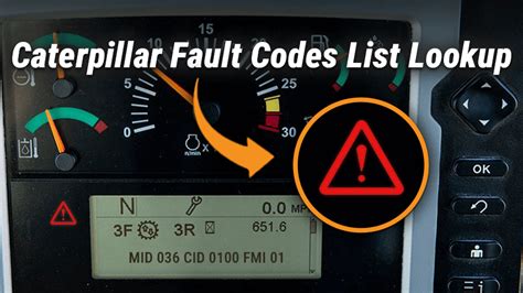 Caterpillar fault code lookup.  Table 3 lists the diagnostic codes that apply to th...