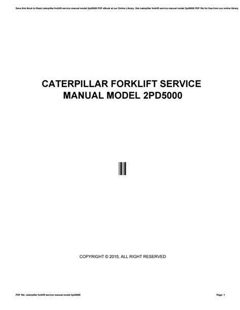 Caterpillar forklift service manual model 2pd5000. - A teachers guide to the multigenre research project everything you need to get started.