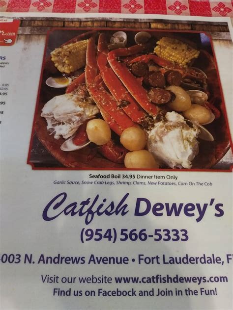 Catfish deweys early bird menu. Catfish Deweys, established in 1984, is a family owned and operated seafood restaurant offering all you can eat entrees as well as traditional portion meals. PRICE RANGE $12 - $68 