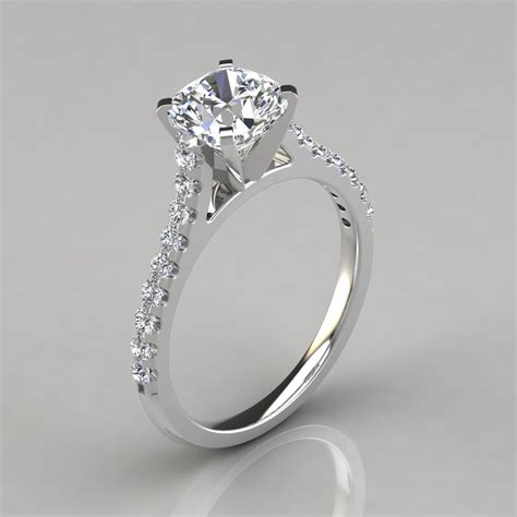 Cathedral engagement ring. As with all engagement ring styles, some features of cathedral settings might be less suited to certain lifestyles. It is all about finding the right ring for your needs. The intricate, open metal-work of a cathedral setting provides more opportunities for dirt and film buildup, making it slightly higher maintenance. 