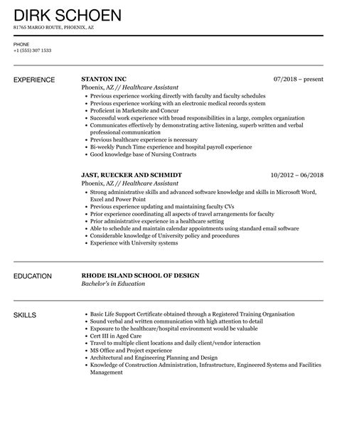 Catherine T Fackos Personal And Healthcare Assistant Resume …