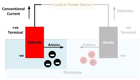 Cathode positive ou negative. cathode, negative terminal or electrode through which electrons enter a direct current load, such as an electrolytic cell or an electron tube, and the positive terminal of a battery or other source of electrical energy through which they return. This terminal corresponds in electrochemistry to the terminal at which reduction occurs. 