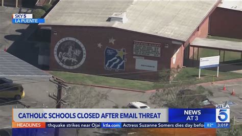 Catholic, other private schools evacuated after 'veiled threat'