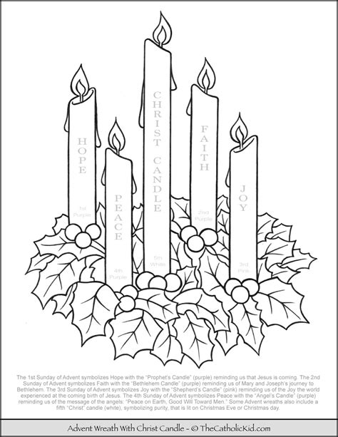 Catholic Advent Coloring Pages
