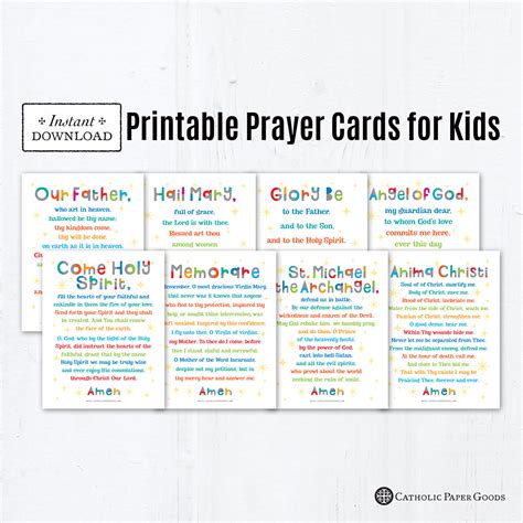 Catholic Prayers for Children