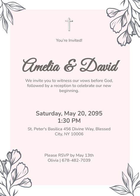 Catholic Wedding Template