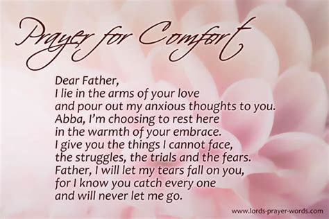 Catholic condolences prayer.  Reciting a prayer for comfort can help to ...