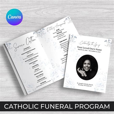 Catholic funeral program pdf.  Please look over this handbook, which will help you pl...