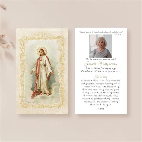 Catholic prayers for memorial cards.  Find traditional prayers, scriptu...