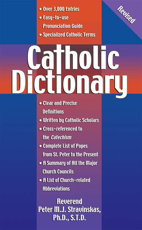 Read Online Catholic Dictionary Revised By Peter Stravinskas