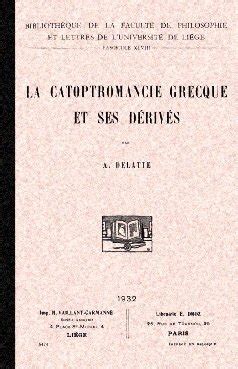 Catoptromancie grecque et ses de rive s. - The official politically correct dictionary handbook.