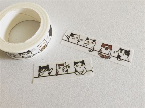 Cats Washi Tape - Etsy UK