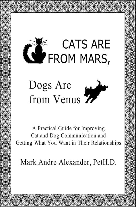 Cats are from mars dogs are from venus a practical guide for improving cat and dog communication and getting. - Kawasaki zzr 600 zzr 500 zx 6 1997 manuale di riparazione.