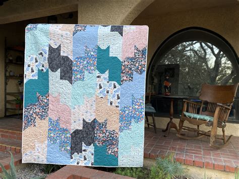 Cats on Cats Quilt Tutorial Birch Fabrics