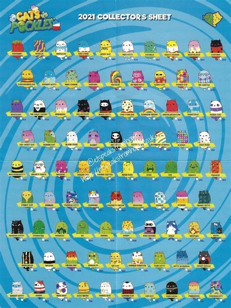 Reposting the new Cats vs Pickles collector sheet with the new release characters as well as some that are coming soon! Which are on your "must have"...
