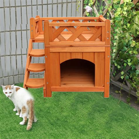 Our top pick for an outdoor home was the Petsfit Outdoor Cat House, which combines superior safety and weatherproofing, with a play-friendly design. However, we have several other recommendations that may fit you and your cats even better. Here are the best outdoor cat houses.