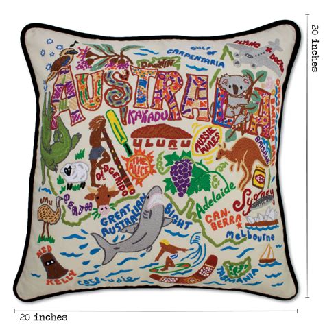Catstudio - catstudio Pillows are embroidered entirely by hand on organic cotton, these pillows are just like Sticks in that they're 100% unique every time since the artists that create them incorporate their own flair into each one they make. Designed by catstudio in Petaluma, California, USA. Hand-embroidered and made with love in India.