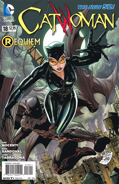 Catwoman comic. BATMAN/CATWOMAN #11. After barely escaping with one of her nine lives, Selina arrives at a crossroads. She can either continue on the path of a criminal or take a chance at being a hero like Batman. There's just one thing she has to do: make a vow to never kill The Joker. 
