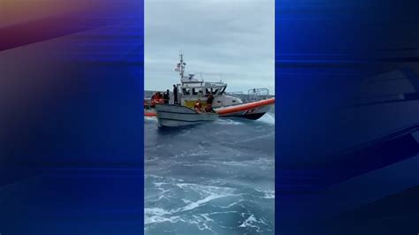 Caught on camera: Coast Guard rescues migrants from rough seas off Key West