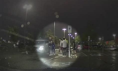 Caught on camera: Female possibly forced into car at shopping center
