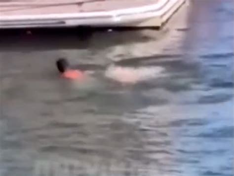 Caught on camera: Miami Police officer rescues man attempting suicide in Miami River 
