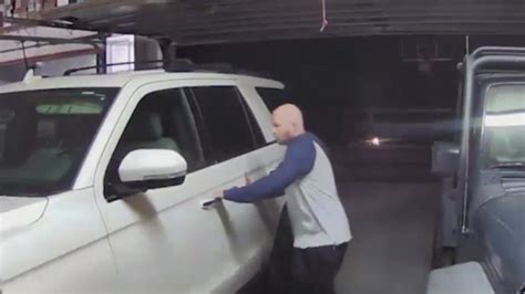Caught on camera: Thief steals family vehicle from garage