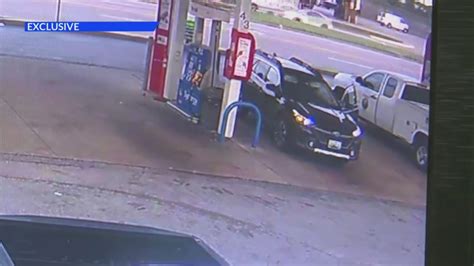 Caught on camera: Thieves steal gun, other items as car owner pumps gas in Berkeley