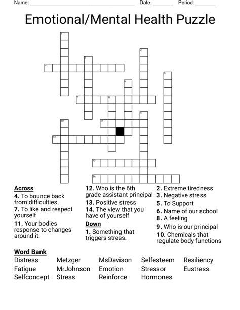 Cause of mental distress perhaps crossword clue. stow. oversensitive. keep up. musical beat. prosperous. girl's name. cut. discredit. All solutions for "Causing distress" 15 letters crossword clue - We have 2 answers with 6 to 7 letters. 