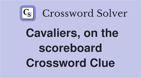 Cavaliers school crossword clue. Things To Know About Cavaliers school crossword clue. 