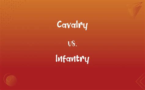 Cavalry vs. Infantry - What