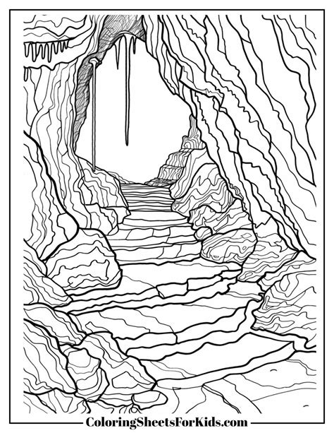 Cave Coloring