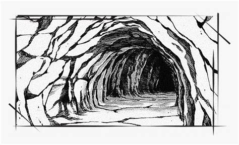 Cave Entrance Drawing
