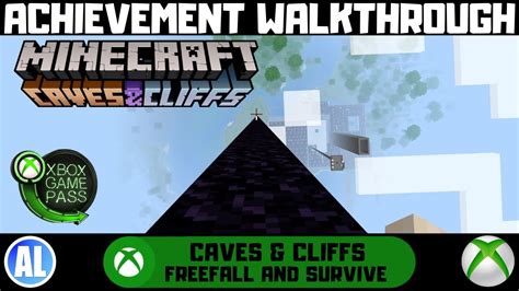 About the “bottom of the world” part of the Caves & Cliffs achievement on Minecraft Bedrock Edition . Although the minimum height for building is y: -64 blocks, is seems that a completely filled flat layer of bedrock is generated on y: -64 and y: -63, meaning the lowest a player in Survival Mode can go is y: -62. .... 