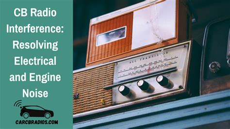 Cb radio interference with subwoofer.  Electrical noise can often be reduced ...