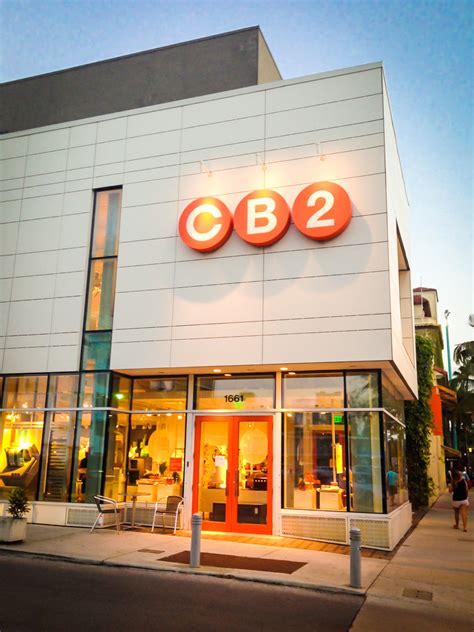 Cb2 miami. Find opening & closing hours for CB2 in 1661 Jefferson Avenue, Lincoln Road Mall, Miami Beach, FL, 33139 and check other details as well, such as: map, phone number, website. 