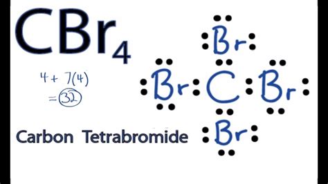 Transcript: This is the CBr4 Lewis structure: Carbon T