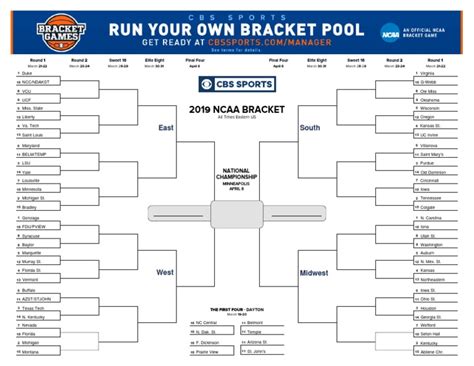 ACC. 63. 3-8. 6-5. 4-1. 9-0. 48. CBS Sports is helping you get ready for March Madness with the latest news, picks, and predictions for the 2024 NCAA Basketball Tournament Bracket.