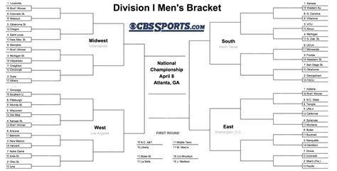 Cbs sportsline bracket. 2022 NCAA March Madness First Four Men s Division 1 Basketball Printable Brackets Created Date: 3/13/2022 6:41:53 PM ... 