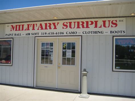 Cc military surplus iowa city. CC Military Surplus emerged from CC Manufacturing, based in Central City, Iowa. CC Manufacturing is a military manufacturing facility offering metal stamping and powder-coating products for U.S. and allied countries worldwide. When President Jerry Michel took over the business in 1987, he provided military supplies to our armed forces efforts. 