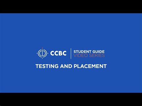 Ccbc placement test. Most students entering CCBC for the first time must take placement tests, but there are some exceptions: Those who have completed English 101 at a college or university in the United States are exempt from the English Writing placement test but still need to test in Reading. 