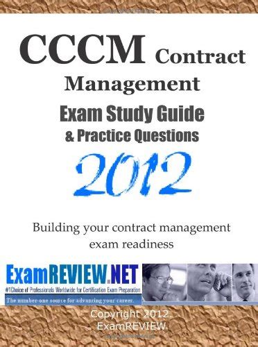Cccm contract management exam study guide practice questions 2015 with 140 questions. - Gmc savana regency 2006 owners manual.