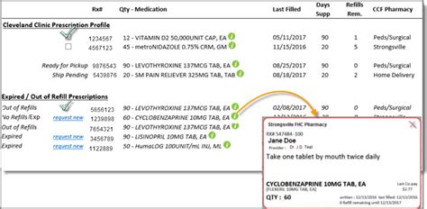 Ccf my refills. Oct 26, 2021 · Manage your prescriptions quickly and with ease. With MyChart, you can refill your prescriptions and view past and current medications. Find out how in this ... 