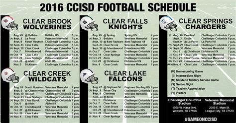 Ccisd football schedule 2023 tickets. Clear Creek High School; Clear Falls High School; Clear Horizons Early College High School; ... CLHS Football Website . Girls Basketball. Shanice Steenholdt Girls Cross Country & Track. ... Combined Boys Basketball 2023-2024. Combined Girls Basketball 2023-2024. Combined Boys Golf 2023-2024. 