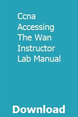 Ccna 4 accessing the wan lab manual. - Epson stylus color 700 stylus color ex color ink jet printer service repair manual.