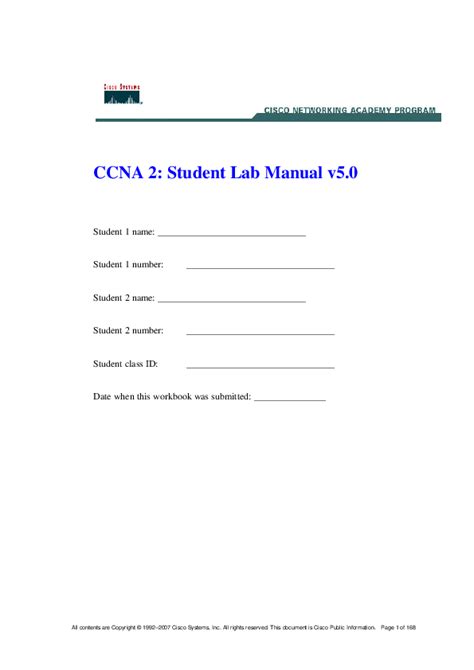 Ccna 5 student lab manual answers. - The quality audit for iso 9001 2000 a practical guide.