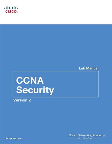 Ccna security 401 lab manual as. - Service manual for honda ps 150.