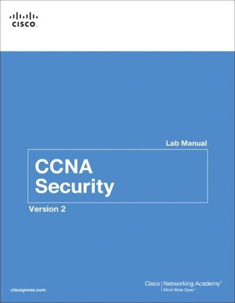 Ccna security lab manual version 2 by cisco networking academy. - Flight safety international sovereign training manual.