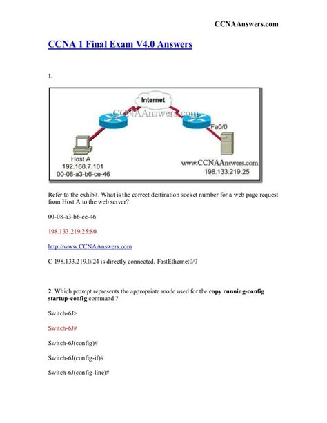 Ccna test questions. Mar 9, 2024 · 2) What is the purpose of the Data Link? The job of the Data Link layer is to check messages are sent to the right device. Another function of this layer is framing. 👉 Free PDF Download: CCNA Interview Questions & Answers. 
